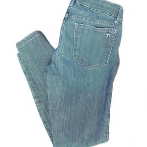 Joes White Blue Striped Zip Y2K Style Jeans Womens‎ W 27